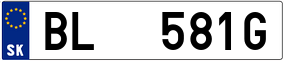 Truck License Plate